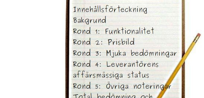 Utredning och Upphandling
